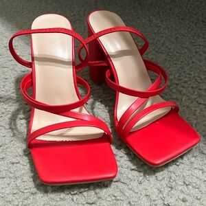 Super cute red heels - too big on me!